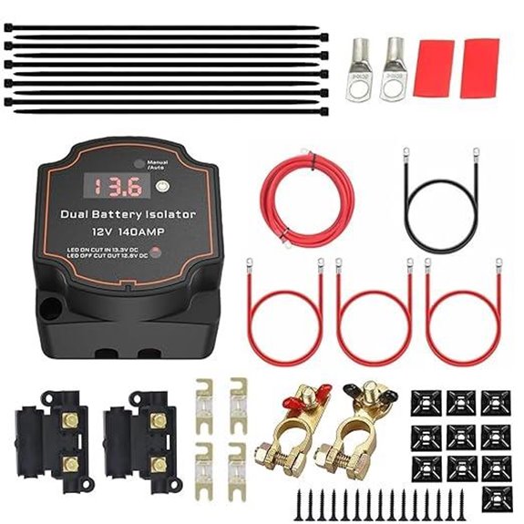 3m Split Charge Relay Kit for Vehicles