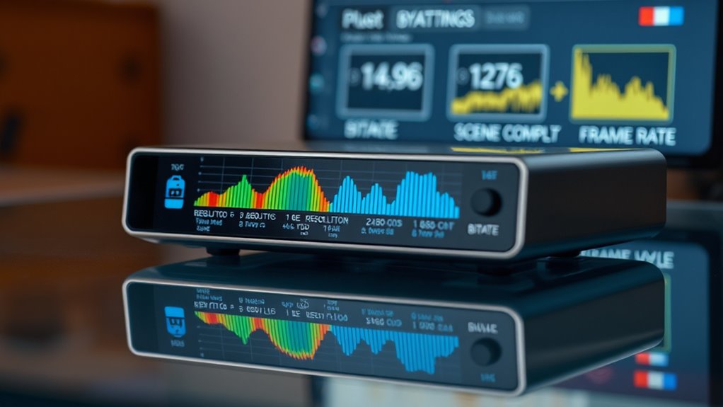 video quality depends on bitrate