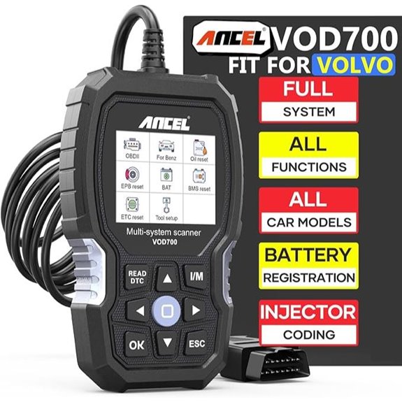 ANCEL VOD700 OBD2 Scanner for Volvo Diagnostic Tool