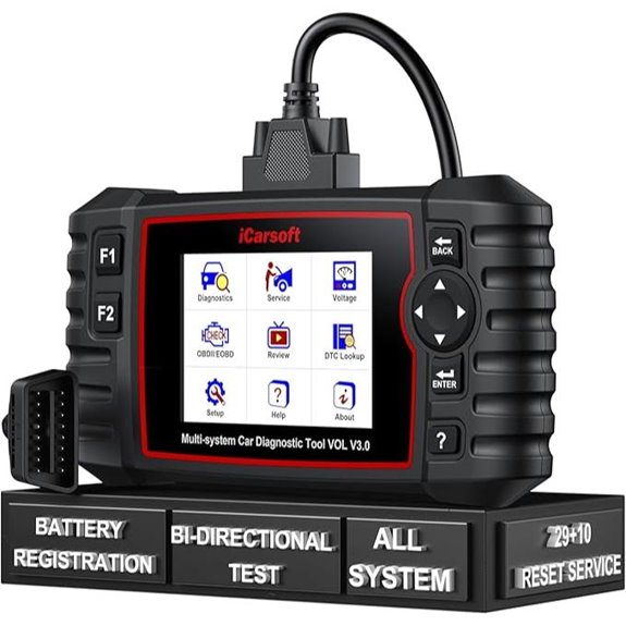 iCarsoft Volvo/SAAB Bi-Diagnostic Scanner with Resets
