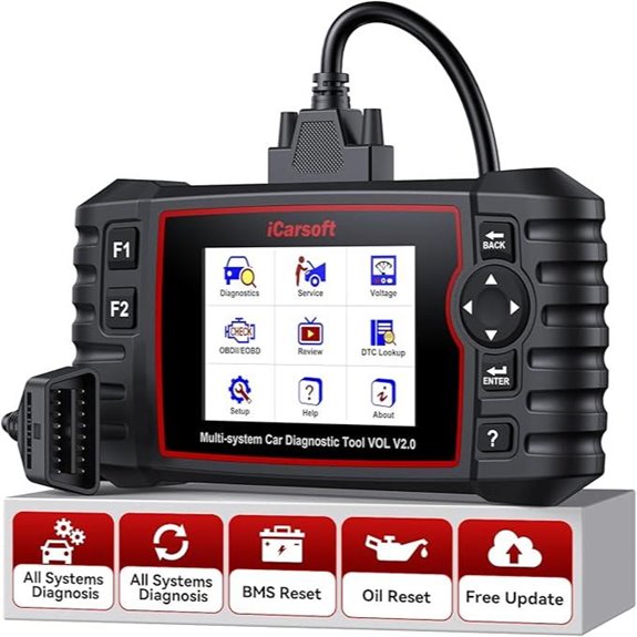iCarsoft VOL V2.0 OBD2 Scanner for Volvo/SAAB