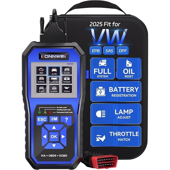 KONNWEI OBD2 Scanner for VW Audi Skoda Seat