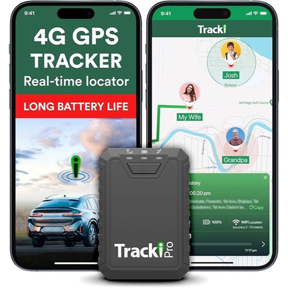 Tracki Pro Waterproof 4G LTE Vehicle GPS Tracker