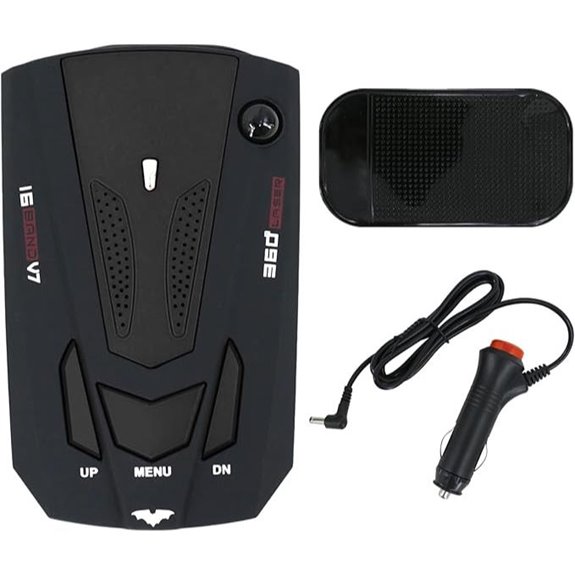 Car Radar Detector with Voice Alert and Waterproof Design