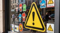 window decals and crime