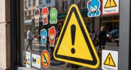 window decals and crime