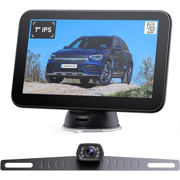 Wired Backup Camera Kit with 7 HD Monitor