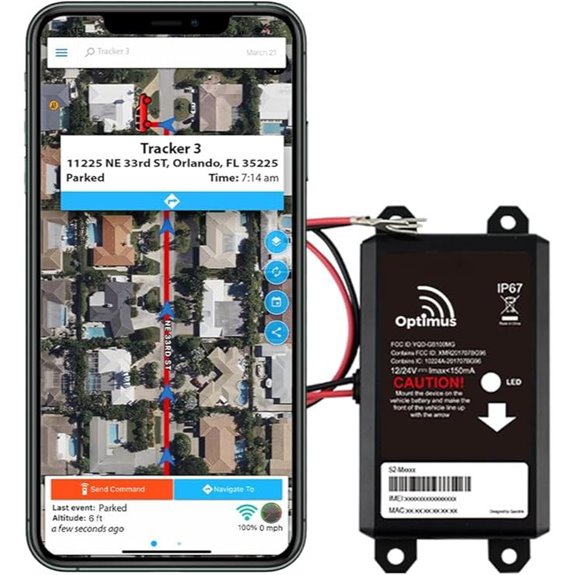 Optimus Wired GPS Vehicle Tracker with Easy Installation