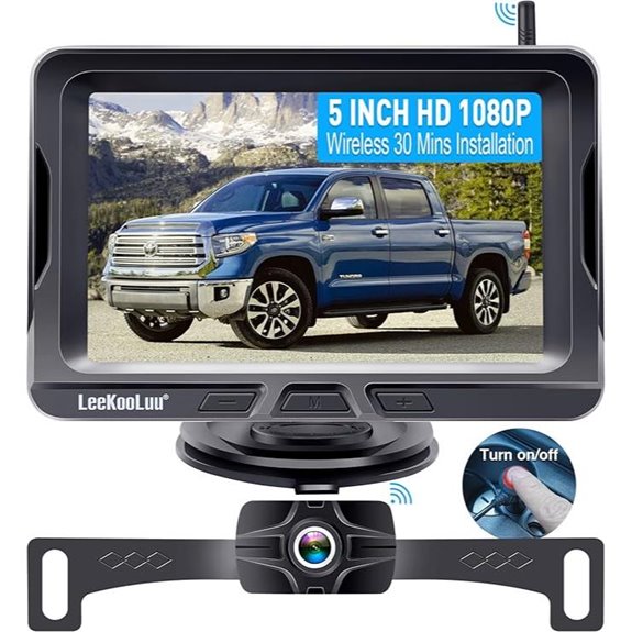 Wireless Backup Camera with 5-Inch HD Monitor