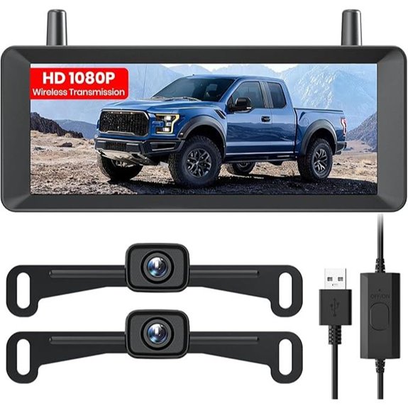 AUTO-VOX 2 Wireless Backup Camera with 7.2 HD Monitor