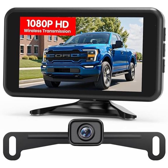 AUTO-VOX Wireless Backup Camera with 5 HD Monitor