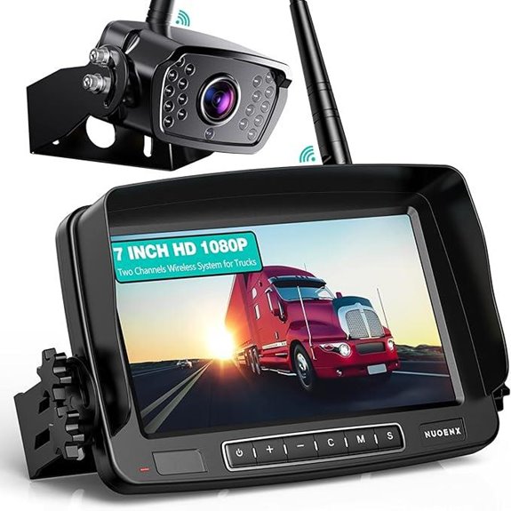 Wireless Backup Camera System with 7-Inch Monitor