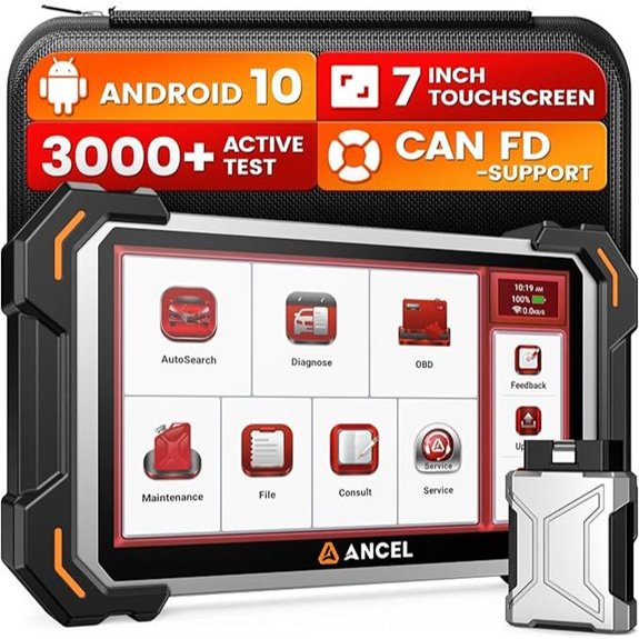 ANCEL DS500BT OBD2 Scanner with Full-System Diagnostics