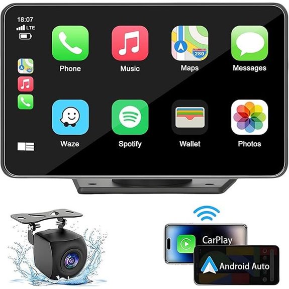 7 HD Wireless Car Stereo with GPS and Bluetooth