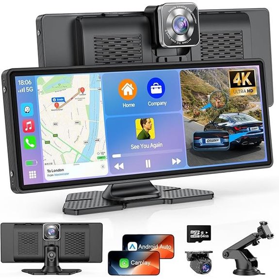 FAHREN 10.26 Wireless CarPlay Android Auto Stereo