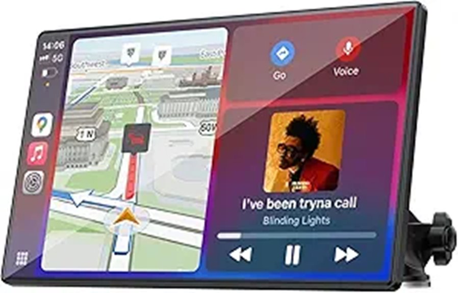 Wireless CarPlay & Android Auto Touchscreen Navigation