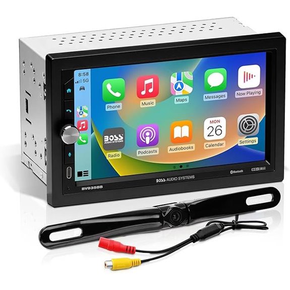 Boss Audio Car Stereo with Wireless CarPlay & Backup Camera