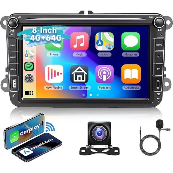 Car Stereo for VW/Skoda with Wireless CarPlay