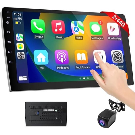Wireless CarPlay & Android Auto Double Din Stereo