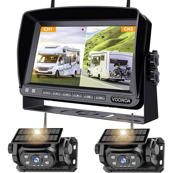 Magnetic Wireless Backup Camera with 7 HD Monitor