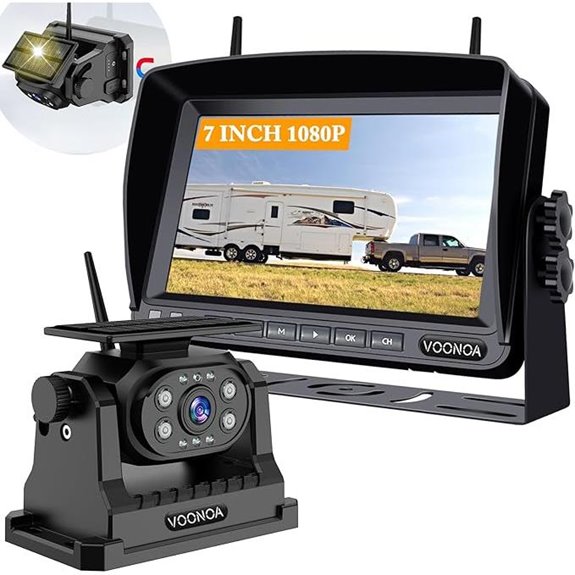 Wireless Magnetic Backup Camera with Rechargeable Battery