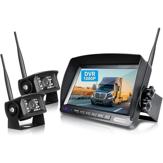 Wireless Backup Camera System Kit with Night Vision