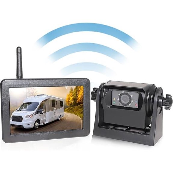 EWAY Wireless WiFi Backup Camera with Rechargeable Battery