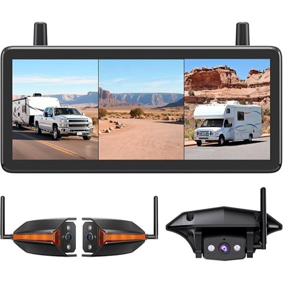 AUTO-VOX Wireless RV Backup Camera with 7.2” HD Screen