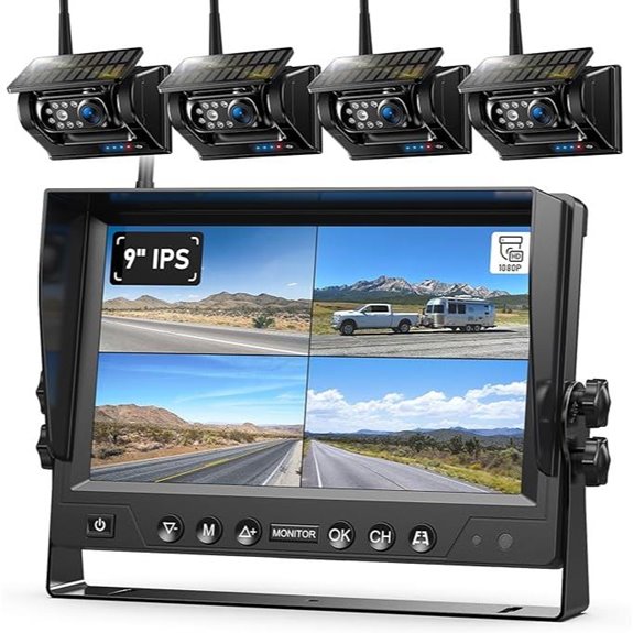 Magnetic Solar Wireless Backup Camera System for RVs
