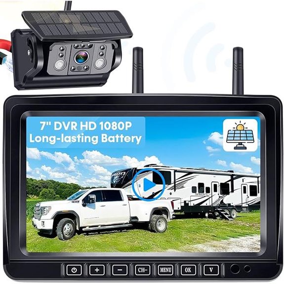 Wireless RV Backup Camera with 7-inch Display