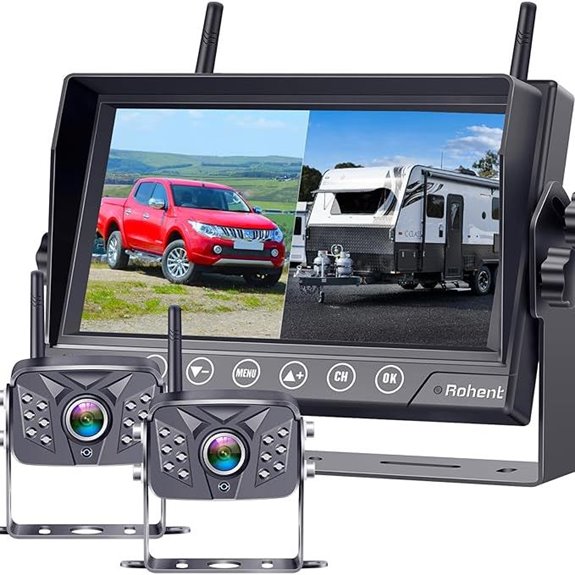 Rohent Wireless RV Backup Camera System with Monitor