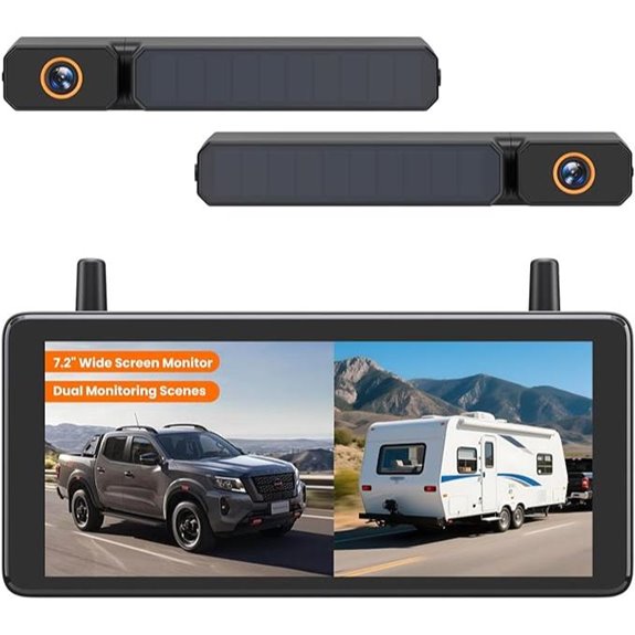 AUTO-VOX Solar Wireless Backup Camera with Night Vision