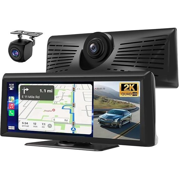 wireless touchscreen dash cam