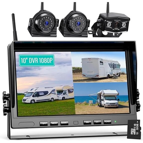 Wireless Backup Camera System for Truck and RV