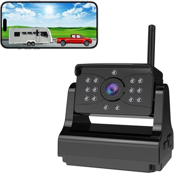 Wireless Backup Camera with WiFi and Magnetic Mount
