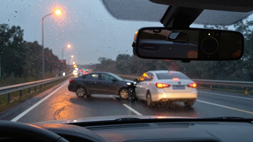 dash cam aids in accidents