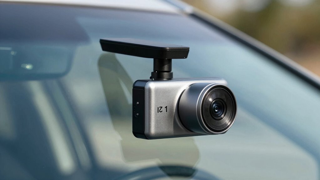 dash cam placement and angle