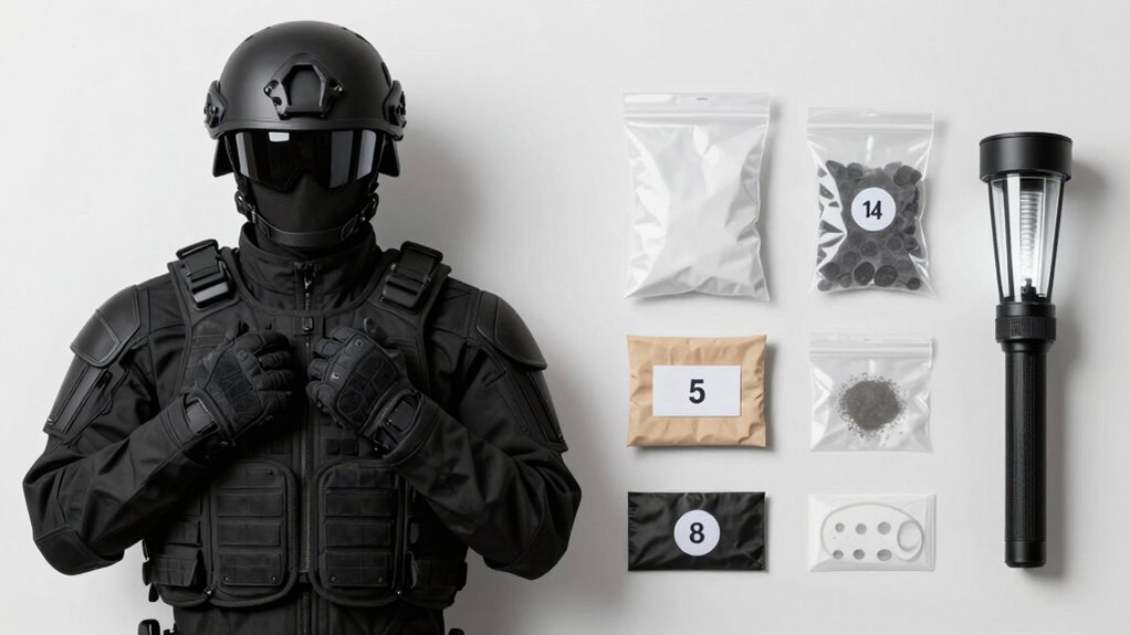 differences in law enforcement equipment
