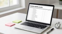 monthly reliability checklist guide