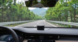 off center dash cam placement