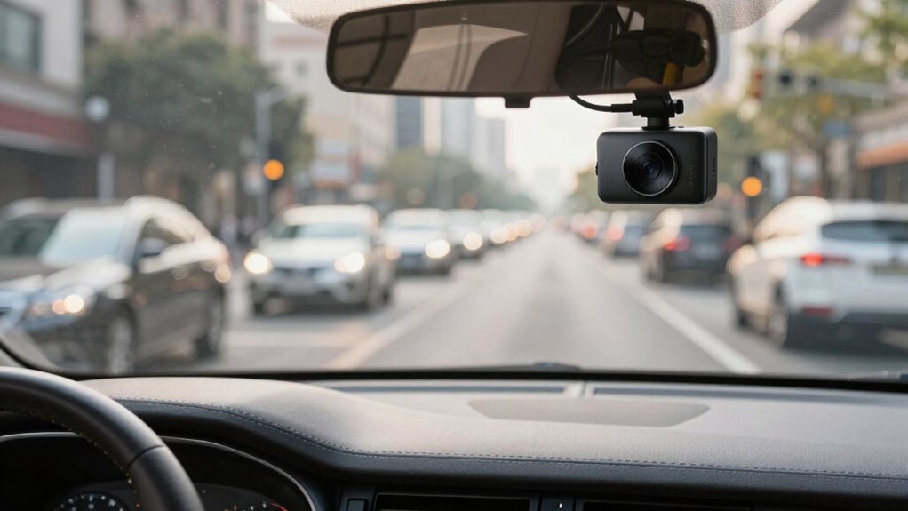 optimal dash cam positioning