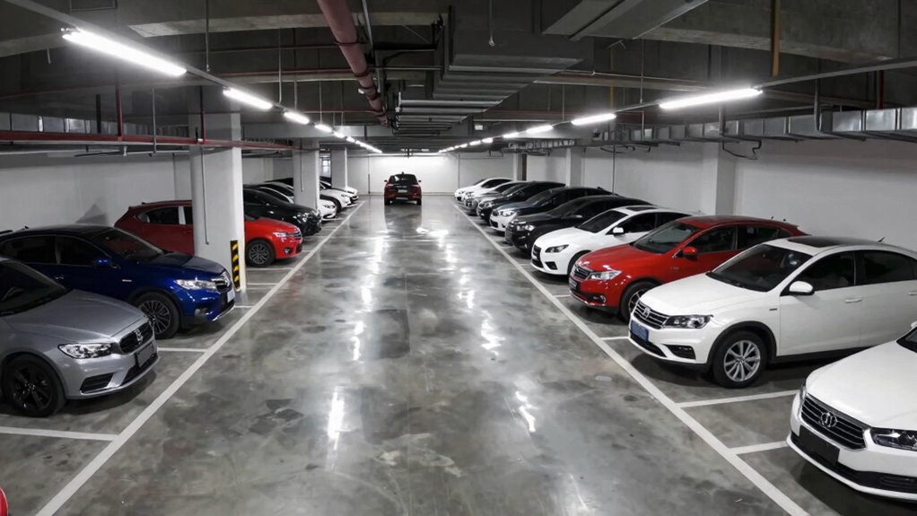 parking garage dash cam limitations
