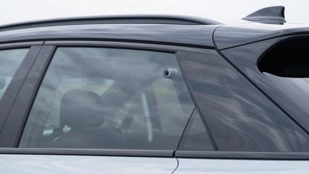 position rear camera appropriately