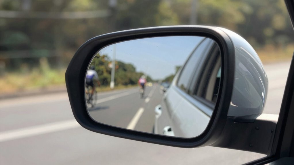 proper mirror adjustment enhances safety
