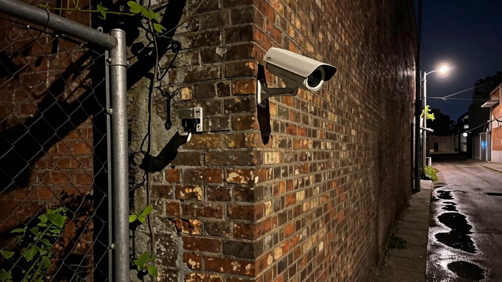 strategic private well lit surveillance