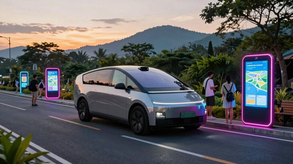 tech enhanced road trip experience