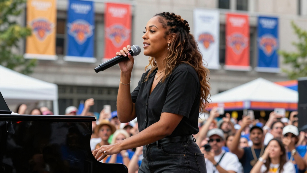Knicks Championship Parade Ends With Alicia Keys Live At City Hall