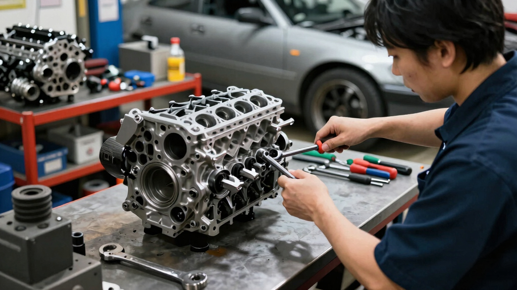 Please Enjoy This Japanese Racing Shop Building An Engine