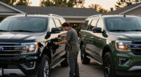 Spied: Ford’s $30,000 Electric Truck Caught Next To An Expedition