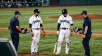 Two Mariners outfielders exit game with injuries